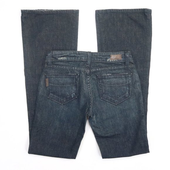 PAIGE Laurel Canyon Low Rise Bootcut Jeans 24, 26 - Picture 2 of 11